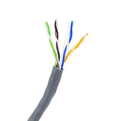 Conexión en red eficiente con material de chaqueta de PVC para cable Ethernet de categoría 5e
