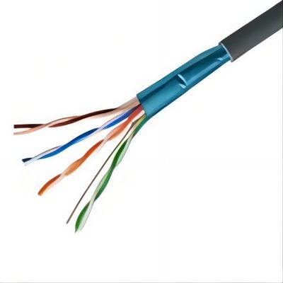 Tipo de conector RJ45 Cable Ethernet de categoría 5e con material de chaqueta de PVC