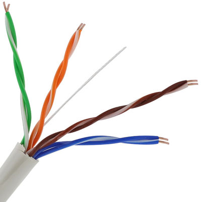 Red LAN Cable, 100 pies del HDPE 24AWG Cat5e de Cat5e de cable de Ethernet UTP