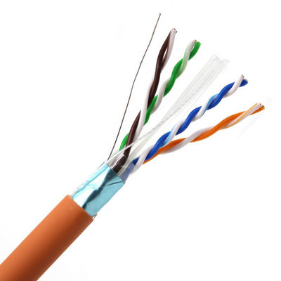 el 1000ft 2 pares 4 pares de Al Tape Cat 6 LAN Cable, cobre protegido del CCA del CU del cable de Ethernet del gato 6