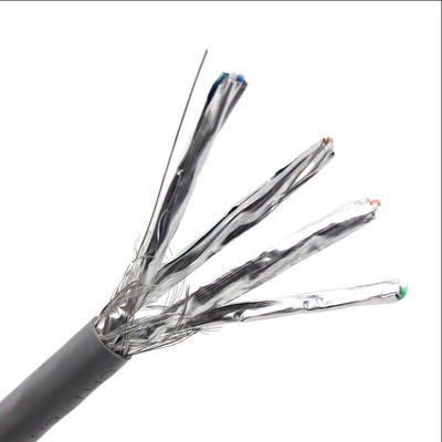 10Gigabit 4Pair torció el PVC de cobre de CAT7 LAN Cable LSZH