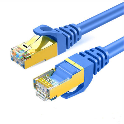 Cat6 Rj45 SFTP protegió el cable de Ethernet, cable al aire libre del remiendo Cat6 para la telecomunicación