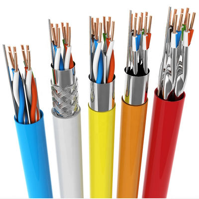 Conductor 23AWG SFTP Cat6 LAN Cable For Telecommunication del CCA del CU