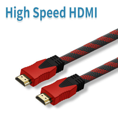 1080P varón del cobre 19pin al cable de alta velocidad masculino de HDMI con Ethernet