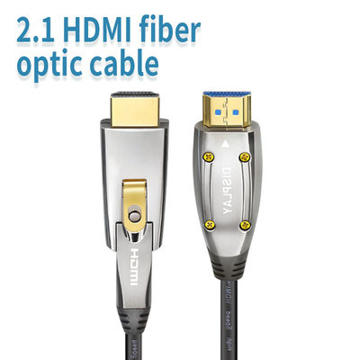 Cable de alta velocidad plateado oro de la caja metálica HDCP HDR HDMI