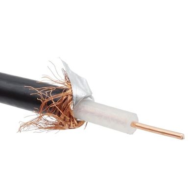 Conductor impermeable del cable coaxial 1.02m m de RG59 RG6 TVAD CATV