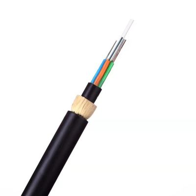 10 cable flojo de la fibra del tubo de la fibra óptica de Aerial 288 del conductor