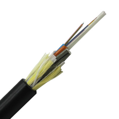 Diámetro del cable de fribra óptica 9.5m m de la base de la chaqueta 144 del LDPE