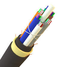 Diámetro de la base 9.5m m del cable de fribra óptica 144 de G652D los 3Km/tambor ADSS