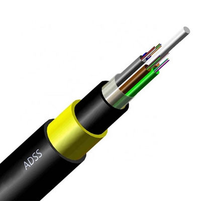 base no metálica 72 96 del cable de fribra óptica del 100M los 200M Span Adss G652D