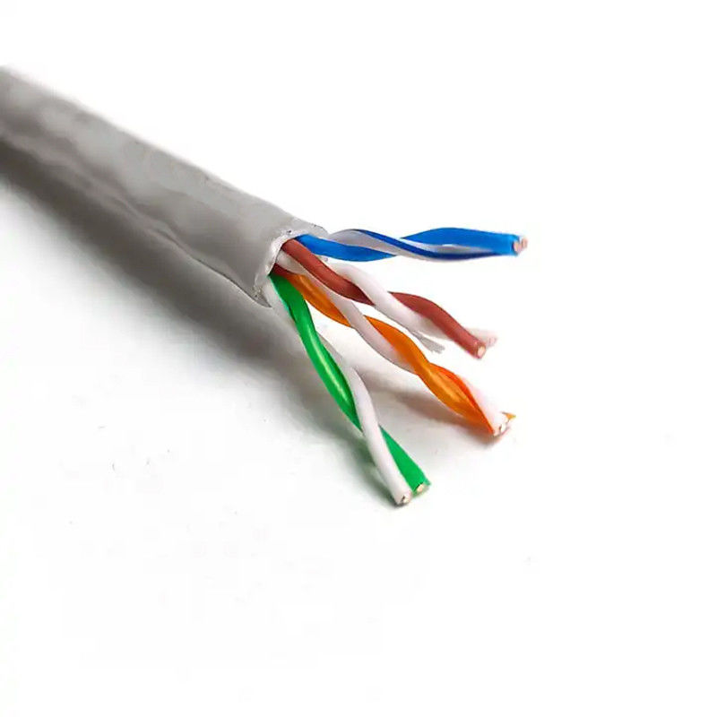 Conexión en red eficiente con material de chaqueta de PVC para cable Ethernet de categoría 5e