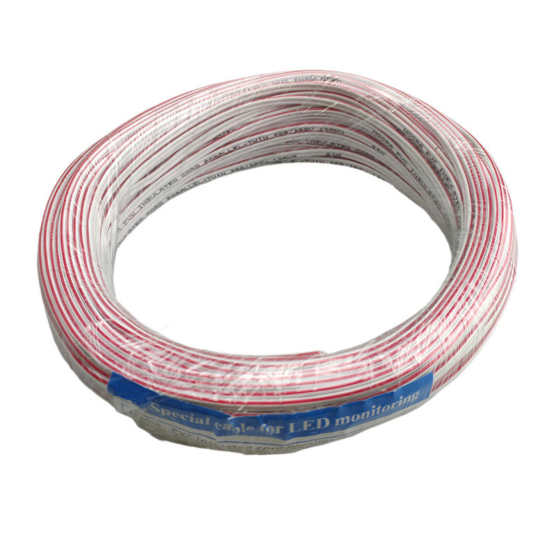 19 AWG Cable de alimentación de 100 m de longitud para dos cables de monitoreo LED