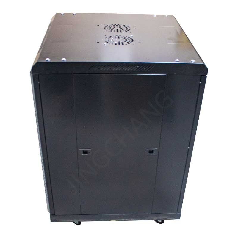 Cabinet de servidores de red de acero blanco negro 42U para redes de alta velocidad