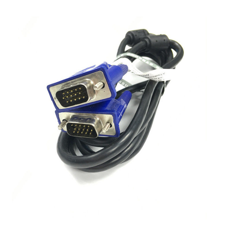 cable de alta velocidad del 1.5m 4+5 15 Pin Male To Male VGA para la PC de PSP