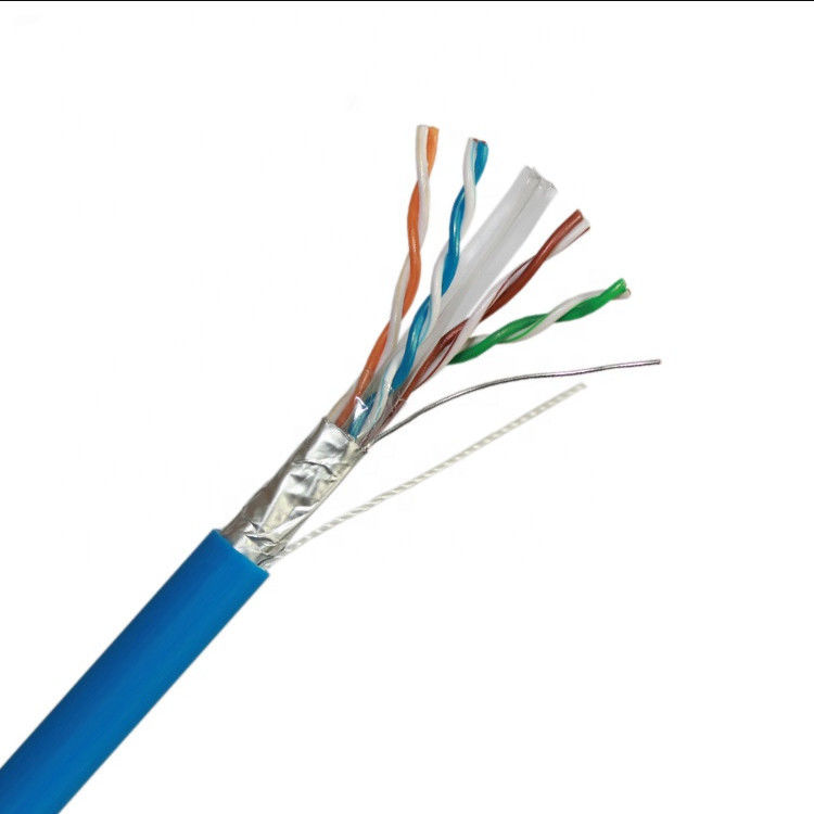 el 1000ft 2 pares 4 pares de Al Tape Cat 6 LAN Cable, cobre protegido del CCA del CU del cable de Ethernet del gato 6