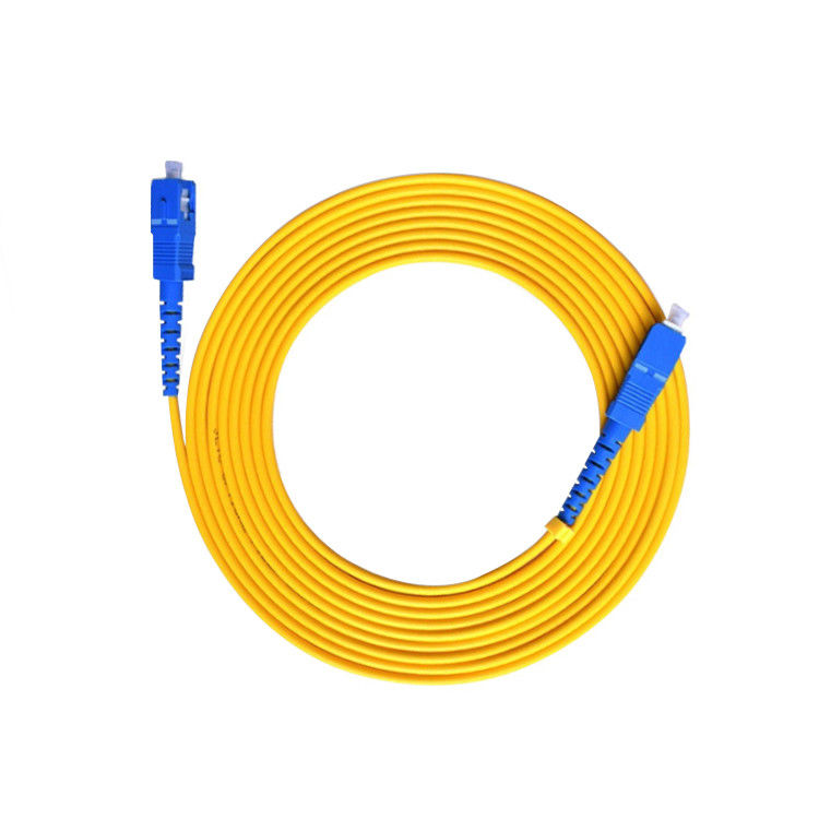Cordón de remiendo a una cara de la fibra óptica del duplex SM milímetro FC-SC en de comunicación de datos