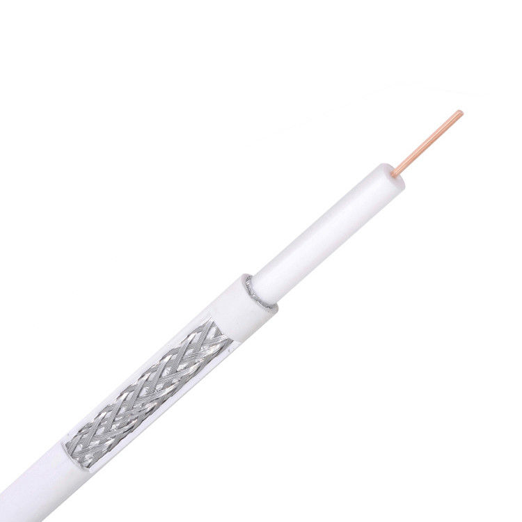 Cable doble de la cámara CCTV del escudo SYWV 75-7-9RG6 RG6 HD para TV CATV
