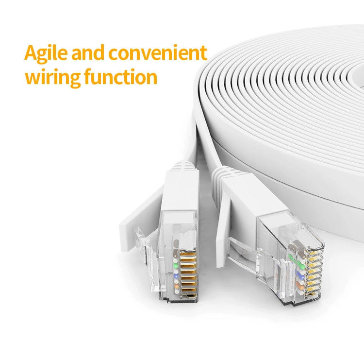 Cordón de remiendo de 24AWG FTP UTP Cat6, cordón de remiendo del amperio Cat6 para Ethernet