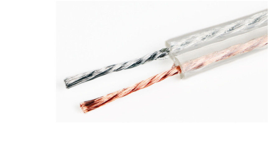 Cable de audio y vídeo compuesto del AWG de la base de cobre suave transparente 14 de OFC 2