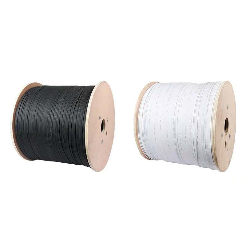 Cable de descenso de la base FTTH de la base 2 de GJYFXCH G657A G652D 1, cable de Ethernet de la fibra óptica