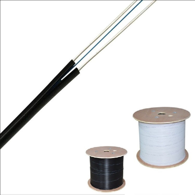 Cable de fribra óptica al aire libre interior de G652d G657a GYFTY FTTH autosuficiente