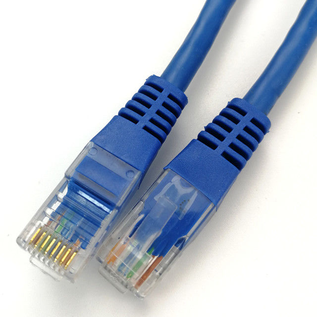 UTP Cat5e Rj45 al amarillo del cable del cordón de remiendo de Ethernet de la red RJ45