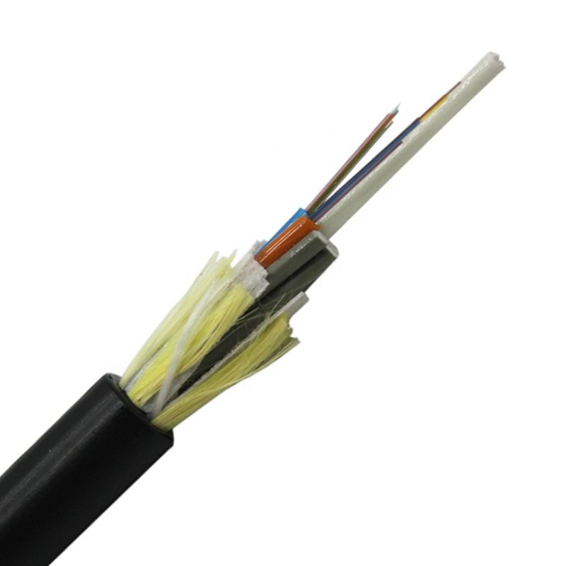 10 dieléctrico aéreo de arriba del cable de fribra óptica del solo modo G657A de la base SM