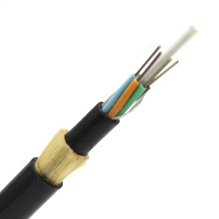 10 dieléctrico aéreo de arriba del cable de fribra óptica del solo modo G657A de la base SM