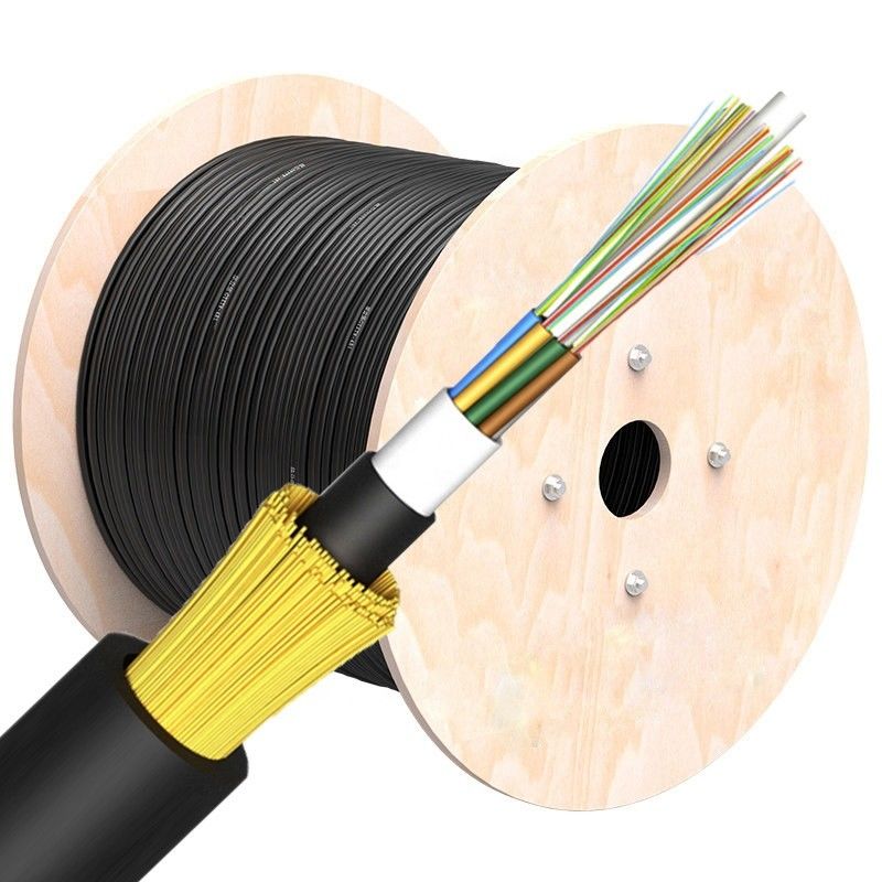 10 dieléctrico aéreo de arriba del cable de fribra óptica del solo modo G657A de la base SM