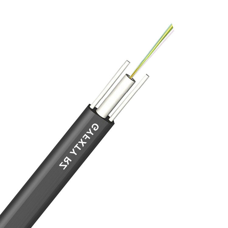 base plana al aire libre de la base 12 del cable de fribra óptica 8 de 1000N GYFXTY
