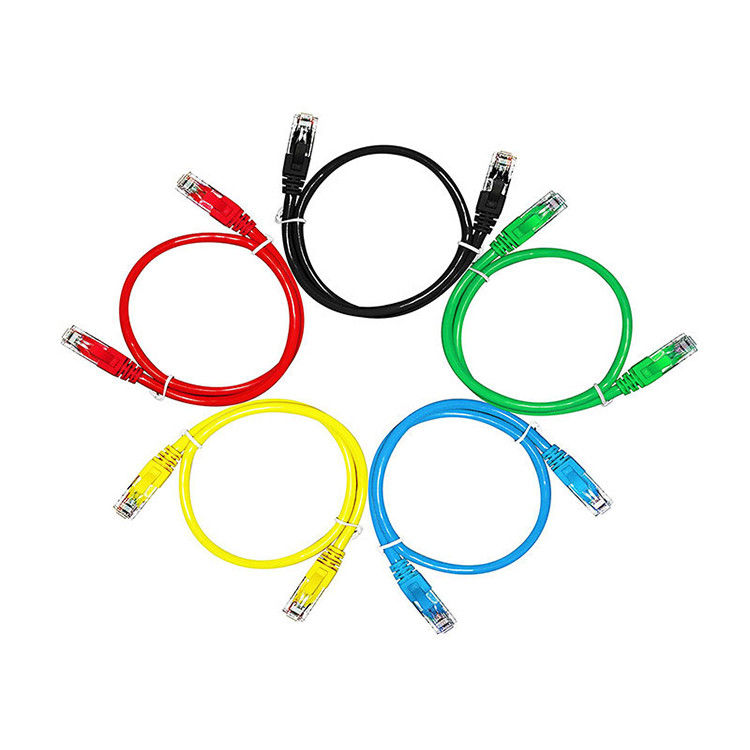 PVC desnudo LSZH 3M los 5M 10M Network Patch Cord del cobre 26AWG