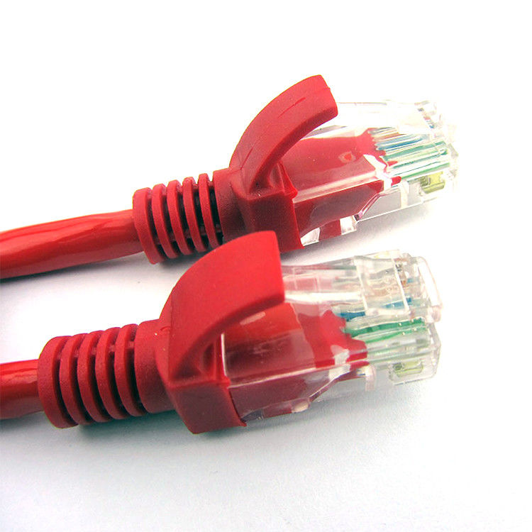 PVC desnudo LSZH 3M los 5M 10M Network Patch Cord del cobre 26AWG