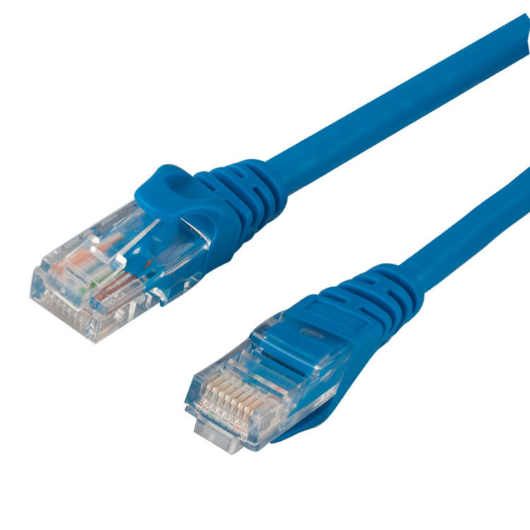 Cable del cordón de remiendo del conector de la red RJ45 de UTP Cat5 para la telecomunicación