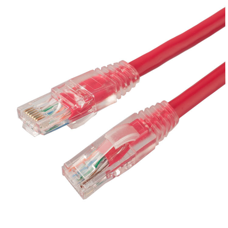 Cable del cordón de remiendo del conector de la red RJ45 de UTP Cat5 para la telecomunicación