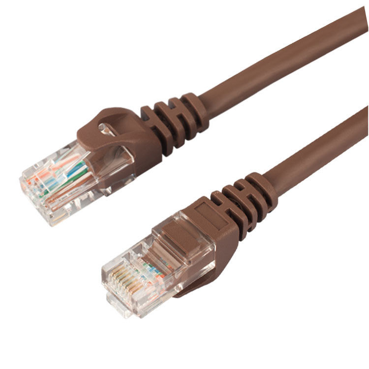 Cable del cordón de remiendo del conector de la red RJ45 de UTP Cat5 para la telecomunicación