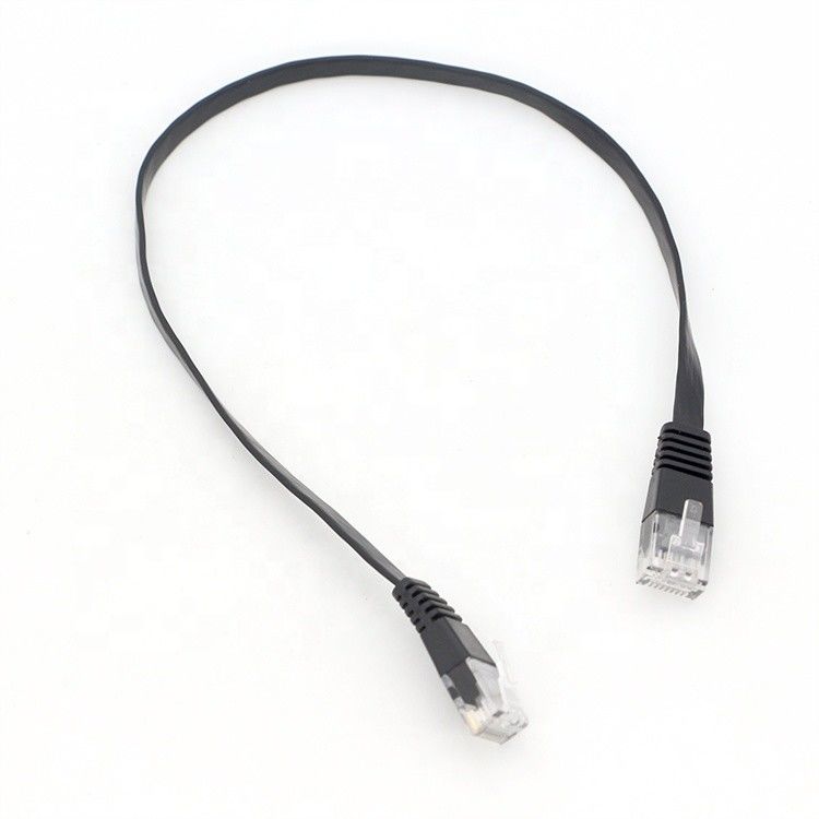 cordón de remiendo plano de 3M los 5M 10M Network Lan Cable Industrial Cat 5 Cat6 Cat7 Cat8