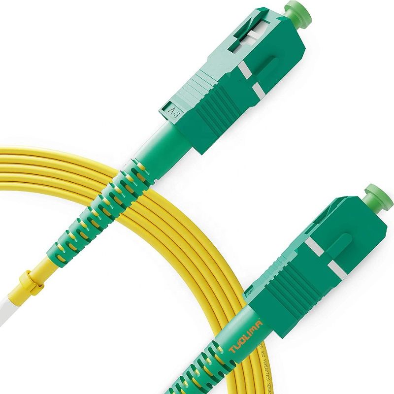 Cordón de remiendo a dos caras de la fibra óptica del solo modo del SC APC el 1M Length