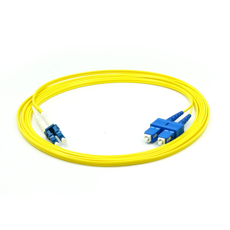 Cordón de remiendo óptico de la fibra de la base del SC 12 de la coleta del cordón del cable del remiendo del SC UPC FC LC SM G652D G657A