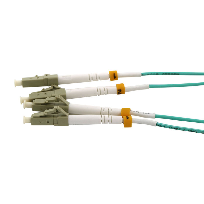 Cordón de remiendo el 1m a dos caras de la fibra óptica de FTTH OM3 LC-LC-UPC 3m m LSZH