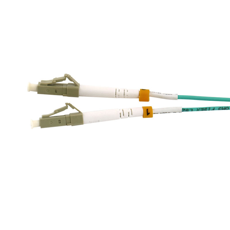 Cordón de remiendo el 1m a dos caras de la fibra óptica de FTTH OM3 LC-LC-UPC 3m m LSZH
