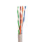 Cable del PVC Cat5e del cobre del escudo de 24AWG ANATEL no, gato 5e del cableado del cable de Ethernet