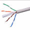 Chaqueta de PVC desnuda a granel blanca del cobre el 1000ft UTP Cat6 LAN Cable
