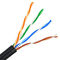 Prenda impermeable al aire libre Cat5e LAN Cable Pure Copper de la chaqueta del LDPE del CCA