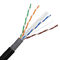red LAN Cable Double Sheath del PVC PE UTP Cat6 de los 305M