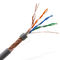 CU CCA STP FTP Cat5e LAN Cable, 4 pares de ROSH 0.5m m del cable de Cat5e