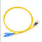 Cordón de remiendo de la fibra óptica del duplex del conector del SC UPC-ST UPC-SM-DUPLEX