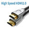 Cable de cobre de 48gbps HDMI con la aleación Shell For 8K 60Hz 4K 120Hz del cinc