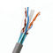 Red LAN Cable del ODM 0.51m m 24AWG FTP UTP