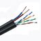 Red LAN Cable Blue Black Yellow del ALCANCE PE Insulaion del OEM