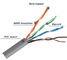 Red LAN Cable Customized Jacket de la categoría 5 de Cat5e U/UTP los 0.5m